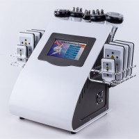 6 in 1 Vacuum Cavitation System Type and Weight Loss radio frequency  lipolaser cavitation rf slimming beauty machine