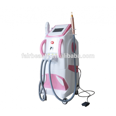 Newest 3 in 1 multifunctional Beauty Machine top quality OPT SHR hair removal + picosecond + RF